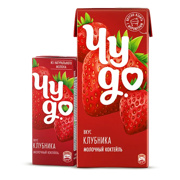 Молочный коктейль клубника