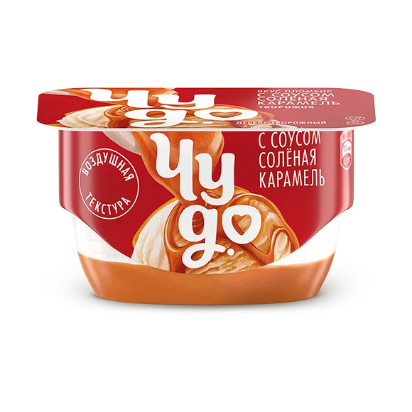 Творожный десерт пломбир-солёная карамель