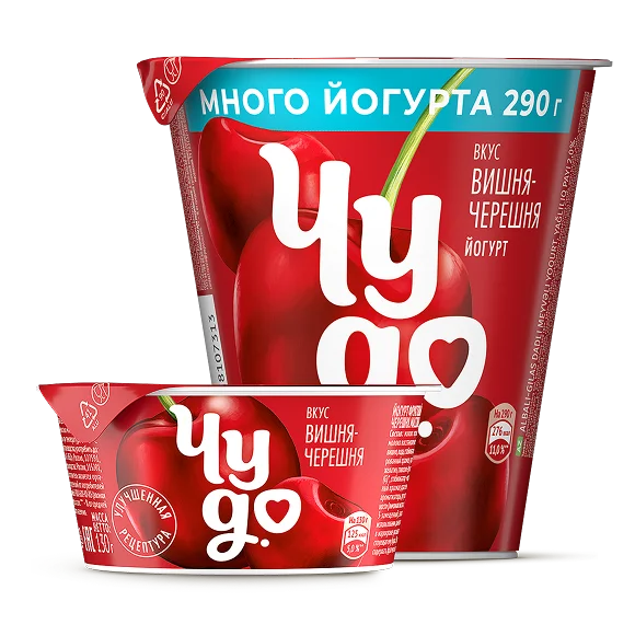 Йогурт густой вишня-черешня